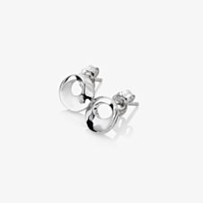 Hot Diamonds Quest Silver Circle Stud Earrings DE651