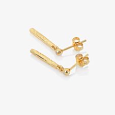 Hot Diamonds X Jac Jossa Golden Edit Hope Bar Earrings DE680