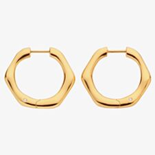 Hot Diamonds X Jac Jossa Fluid Hoop Earrings DE726
