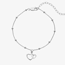 Hot Diamonds Silver Whisper Sterling Silver Mum & Daughter Bracelet SWB005