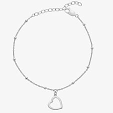 Hot Diamonds Silver Whisper Sterling Silver I Love You Bracelet SWB014