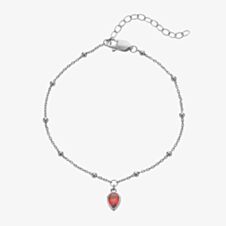 Hot Diamonds Silver Whisper Sterling Silver January Birthstone Bracelet SWB025