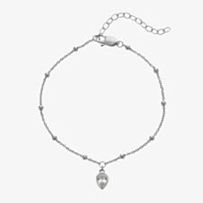 Hot Diamonds Silver Whisper Sterling Silver April Birthstone Bracelet SWB028