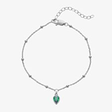 Hot Diamonds Silver Whisper Sterling Silver May Birthstone Bracelet SWB029