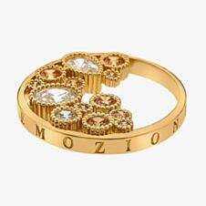 Hot Diamonds Emozioni Freedom Gold Plated Champagne 33mm Coin EC557