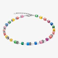 Coeur De Lion GeoCUBE Iconic Pure Multicolour Crystal Bead Necklace 2700/10-1500