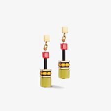Coeur De Lion Gold Tone Indian Summer Multi Stone Dropper Earrings 2838/21-1585