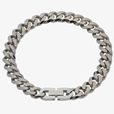 Unique Stainless Steel 21cm Matte Polished Chain Bracelet LAB-250/21CM