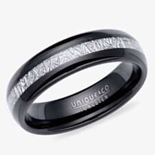 Unique Tungsten Black & Metorite Ring TUR-155