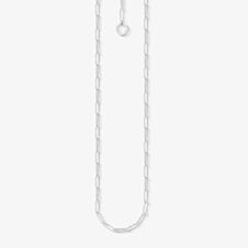 THOMAS SABO Sterling Silver Paperlink Chain Charm Necklace X0254-001-21