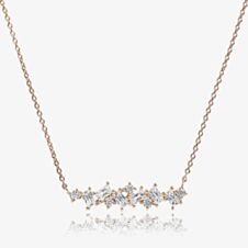 Sif Jakobs Rose Gold Plated Antella Necklace SJ-C1008-CZ(RG)