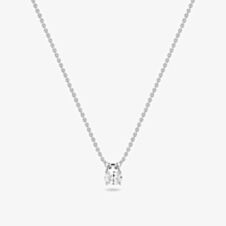 Sif Jakobs Sterling Silver Ovale Cubic Zirconia Necklace SJ-N2744-CZ
