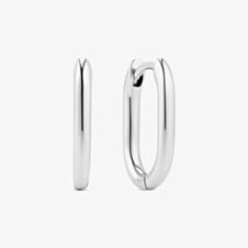 Sif Jakobs Sterling Silver Capriana Pianura Hoop Earrings SJ-E2600
