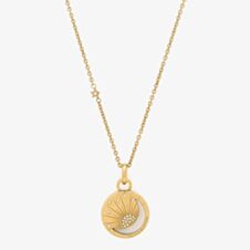 Olivia Burton Celestial Sun Gold Plated Crystal Necklace 24100157