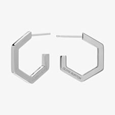 Olivia Burton Signature Honeycomb Stainless Steel Hexagonal Hoop Earrings 24100149