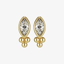 Olivia Burton Classic Gold Dainty Plated Cyrstal Studs Earrings 24100286