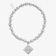 ChloBo Sterling Silver Moon Magic Beaded Bracelet SBCDS3350