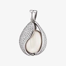 Angel Whisperer Silver Tear of Heaven Loose Pendant ERP-20-TEAR-BIZI-M