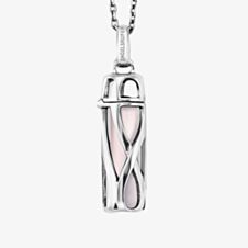 Angel Whisperer Powerful Stone Rose Quartz Small Necklace ERN-HEAL-RQ-S