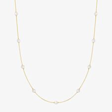 Ania Haie Miss Dainty 14ct Gold Plated Multi Shell Pearl Necklace N065-03G
