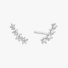 Ania Haie Miss Twinkle Sterling Silver Cubic Zirconia Climber Stud Earrings E056-02H