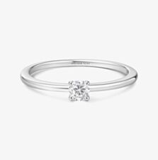 Ania Haie Sunny Sparkler Sterling Silver Cubic Zirconia Stacking Ring R064-01H