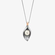 Clogau Beachcomber Two Tone Pearl Shell Pendant Necklace 3SLYV0790