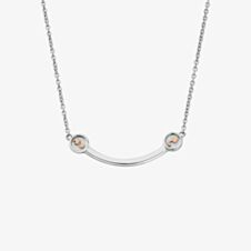 Clogau Tree Of Life Insignia Silver Curve Necklace 3STOL0225