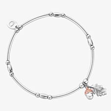 Clogau Royal Oak Leaf Affinity Bead Bracelet 3SBB125R