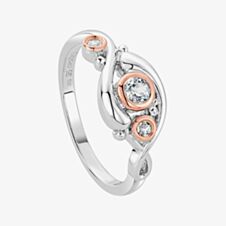 Clogau Pistyll Rhaeadr White Topaz Ring 3SSWF0346