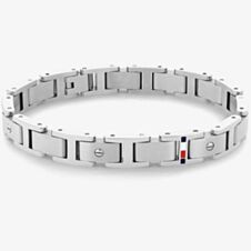 Tommy Hilfiger Screws Silver-Tone Bracelet 2790393