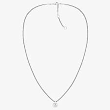 Tommy Hilfiger Stainless Steel Disc Pendant Necklace 2780849