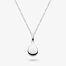 Kit Heath Sterling Silver Coast Pebbles Droplet Necklace 90185RP