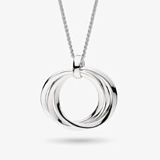 Kit Heath Sterling Silver Bevel Trilogy Grande Link Slider Necklace 9170RP