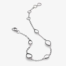 Kit Heath Sterling Silver Coast Pebbles Station Bracelet 70197RP