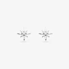 Kit Heath Silver Celeste North Star Petite Stud Earrings 30455CZ