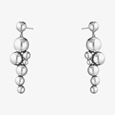 Georg Jensen Moonlight Grapes Dropper Sterling Silver Earrings 10019037