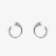 Georg Jensen Mercy Sterling Silver Swirl Earrings 10015149