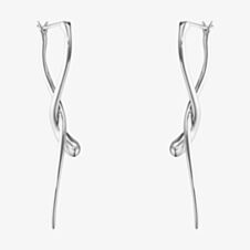 Georg Jensen Mercy Sterling Silver Dropper Earrings 10015150