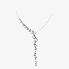 Georg Jensen Moonlight Grapes Sterling Silver One Side Necklace 10019041