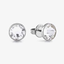 Guess Frontiers Silver-Tone Crystal Stud Earrings UME01343ST