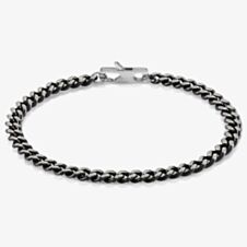 Guess Aiya Napa Black-Tone Chain Bracelet UMB01382STBKL