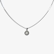Guess Colour My Day Silver Tone Crystal Necklace UBN02245RH