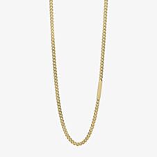 Fred Bennett Gold Tone Stainless Steel Plate Curb Chain N4648