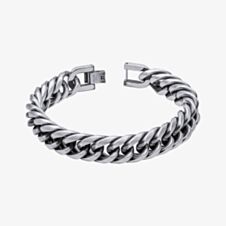 Fred Bennett Oxidised Heavy Weight Foxtail Chain Bracelet B5454
