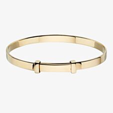 Little Star Flores Gold Plated Baby Bangle LSB0034