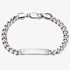 Little Star Bailey Boys Silver ID Bracelet LSB0043