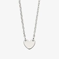 Little Star Girls Lexi Silver Heart Pendant Necklace LSN0178