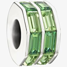 Chamilia Green Double Baguette Bead 2083-0400