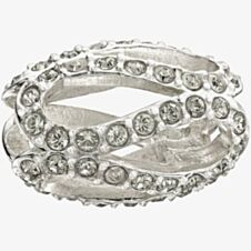 Chamilia Light Grey Glistening Meander Crystal Bead 2083-0406